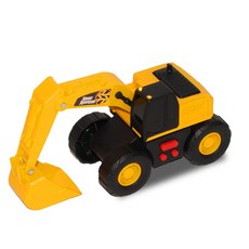 Buchuca Roadripper 建築聲音叉起重機重型汽車玩具, 黃色+黑色