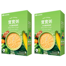 波堤寶寶 寶寶粥 活力雞肉蔬食, 750g, 2盒