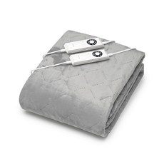 BRUNO 극세사 전기요 BEB-2220, 그레이, 더블(135 x 180 cm)