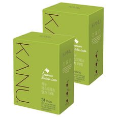 KANU 抹茶拿鐵咖啡, 17.3g, 24條, 2盒