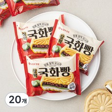 롯데웰푸드 찰떡 국화빵 (냉동), 150ml, 5개입, 4개
