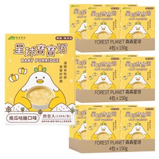 FOREST PLANET 森森星球 星球寶寶粥, 南瓜咕雞, 600g, 3盒