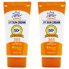 Beauty Way 完美紫外線防曬霜 SPF50+ PA+++, 70g, 2個