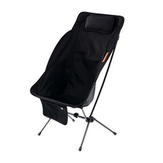 Mountriver 兩步生態露營椅, 黑色的, 1個