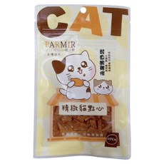 PARMIR 帕米爾 鮭魚嫩雞條, 精緻貓點心, 全貓種適用, 新鮮食材, 低脂低鈉, 40g, 3包