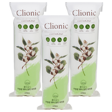 Clionic 無螢光純淨雙面化妝棉, 100入, 3個