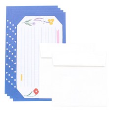 HELLO MORRIS 花園信紙組, 白色(信封), 5套