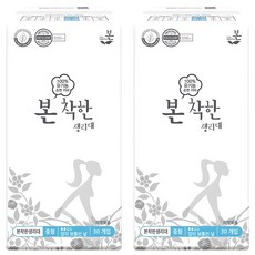 유기농본 착한 생리대 날개형, 중형, 30개입, 2개