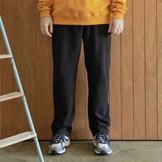 DIIF 男款素色特厚雙面棉直筒運動褲 DTB_0001