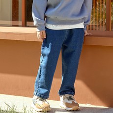 unifriend 日常刷毛九分牛仔褲