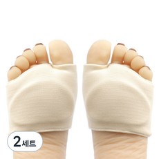 Angmet 前腳掌腳底保護墊 米色 雙腳穿戴組, 2套