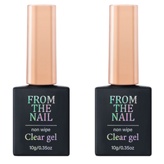 From the Nail Non Wipe Clear Gel Nail 10g, 透明, 2個