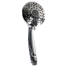 Elephant Waters 沐象 EW501-7豪華 蓮蓬把手 台灣製造 七種出水模式 PP材質, 銀色, 1個