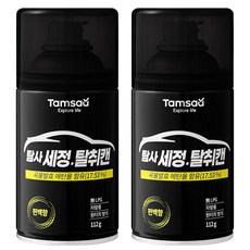 탐사 자동차 차량용 에탄올 함유 원터치 탈취제 편백향, 112g, 2개