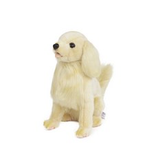 HANSA TOY 動物玩偶 黃金獵犬 Golden Retriever, 28cm, 米色 (6183)