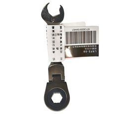 麒麟工具KYRIN 120齒快速短型搖頭棘輪梅開板手-08mm, 1個