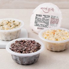 베이비본죽 유아식 영양밥 13개월이상 한우불고기비빔밥 180g + 닭고기찹쌀영양밥 180g + 치즈새우계란밥 180g + 베리까망영양밥 180g A세트, 720g, 1세트