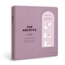 아이코닉 아카이브 네컷 포켓 사진첩, 03 Lavender, 20매