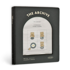 ICONIC Archive 自拍相簿 四格照片寫真相冊, 20張, 04 深灰色