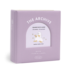 아이코닉 아카이브 폴라로이드 스퀘어 앨범 인스탁스 사진첩, 03 Lavender, 20매