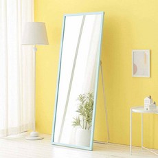 에이스홈 마카롱 사각 와이드L 스탠드 전신거울, 민트