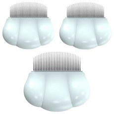 寵物夢工廠 貝殼梳毛刷 9 x 9cm, 藍色, 3支