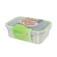 Dr. RIN 304不鏽鋼保鮮盒, 29 x 21 x 10.2cm 3.8L, 1個