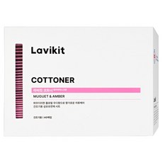 La vikit Cottoner 嬰兒麝香香氛乾式衣物柔軟精, 40片, 1盒