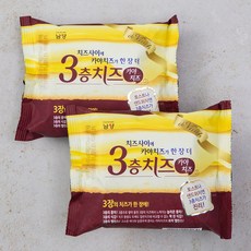 드빈치 3층치즈 치즈사이에 카야치즈, 32g, 7매입, 2개
