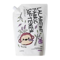 MOTHER-K K-MOM LALABEBE 草本抗敏衣物柔軟精 麝香玫瑰補充包, 1.3L, 1包