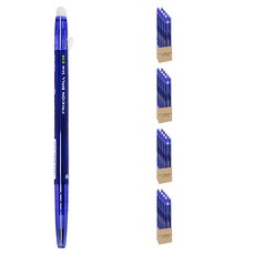 PILOT 百樂 FRIXION 魔擦鋼珠筆 0.38mm LFBS-18UF 超極細 10支裝, 書寫流暢，擦拭方便, 藍色, 4盒