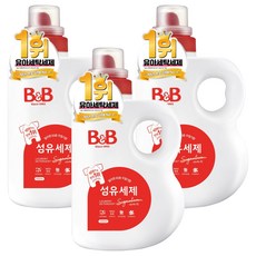비앤비 유아 섬유 세제 시그니처향, 1.5L, 3개