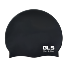 GLS 톤앤톤 프리미엄 실리콘 수영모, BLACK, 1개 BLACK, 1개