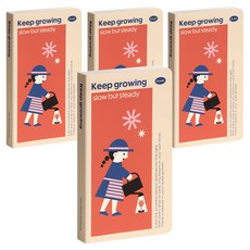아이코닉 슬로우 핸디노트 104매, 02GROWING, 4개
