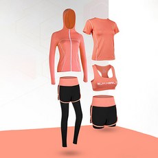 Market A女款Under健身CrossFit絨毛 5種 上下套裝