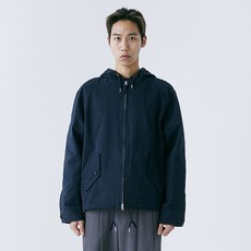 BEARDEDKID 男士棉質連帽派克大衣