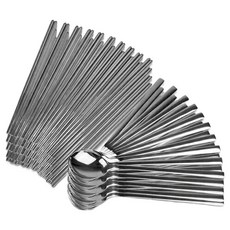 QUEEN SENSE Charming 湯匙與真空筷, 單一顏色, 1套, 湯匙 50p + 筷子 50p