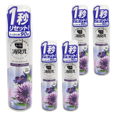 KOBAYASHI 小林製藥 消臭元 浴廁芳香噴霧 舒壓花香 280ml, 5瓶