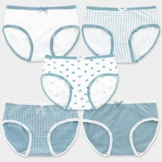 Juniday 天空愛心學生內褲5件組