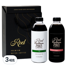 로엘 더치커피 콜드브루 원액 선물세트, 브라질 1L + 디카페인 1L, 3세트
