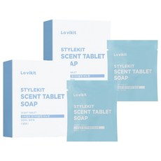 La vikit Style Kit 香氛錠 皂香 衣物纖維除臭劑 補充包 3入, 34g, 2個