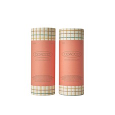 DDACCO 可水洗抹布 捲筒式 小尺寸 橘色, 2個, 35入