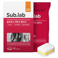 Sub.lab Saltwash 洗衣槽清潔錠 8入, 144g, 1個