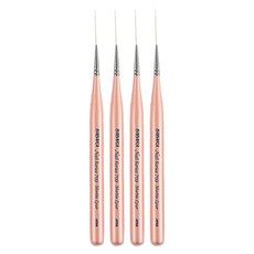 BABARA 네일아트 세필붓 709, 4개