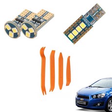 CARTEM Luna LED 汽車室內燈 + 拆卸工具全套組, Aveo 掀背車 2016年9月~2019年3月, 1套