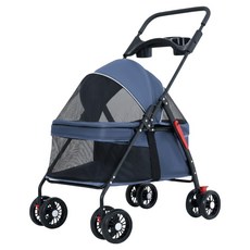 高精寵物 寵物推車, 藍色, 1台