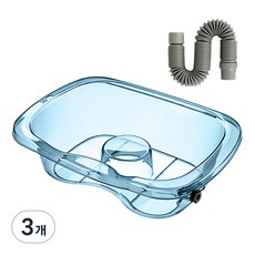 Dr.Felice J 老人洗髮盆 洗頭器, 藍色, 3個