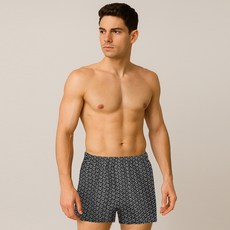 renoma 男士透氣斜紋織四角褲