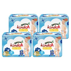 kindoh 夏季超薄褲型尿布, 第6階段, 120片