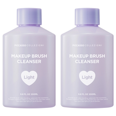 피카소 꼴레지오니 메이크업 브러쉬 클렌저 라이트, 혼합색상, 2개